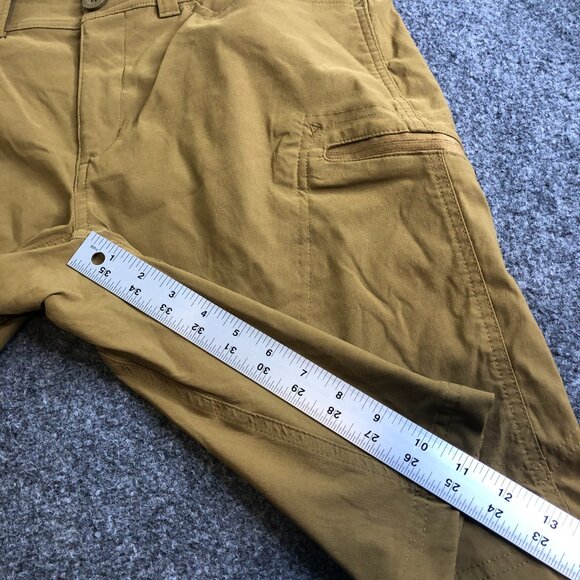 Eddie Bauer First Ascent Shorts Mens 33 Tan Hiking Stretch Cargo 11" Inseam - Picture 7 of 11